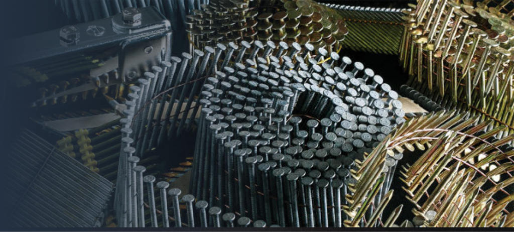 Bulk nails manufactured by Crystal Fasteners designed for industrial strength applications with consistent quality and durability